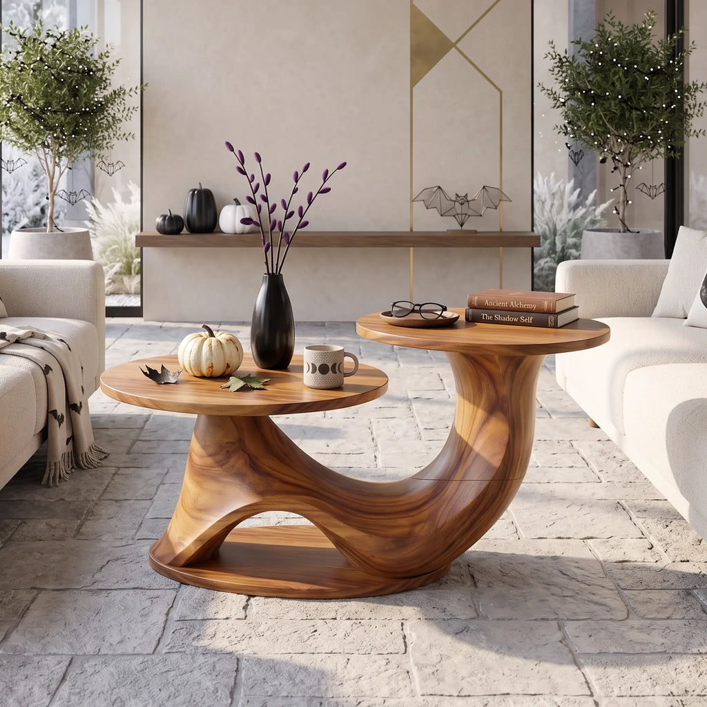 Modern Halloween Sculptural Table For Witchy Room