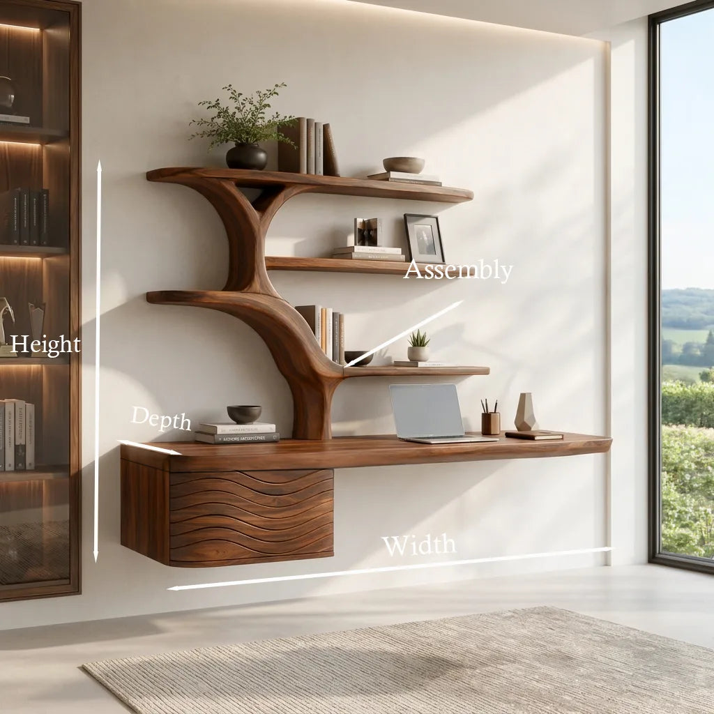 Modern Floating Office Desk For Luxury Home Office
