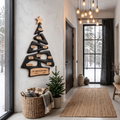 Organic Family Tree Wall Art With Custom Family Name Sign For Living Room And Foyer