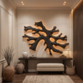 Sculptural Wood Wall Light Branch Form For Luxury Living Room