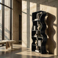 Organic Standing Shelf With Flowing Edges For Living Room