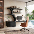 Modern Floating Office Desk For Luxury Home Office