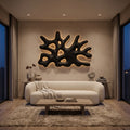 Organic Sculptural Wood Wall Light For Luxury Living Room